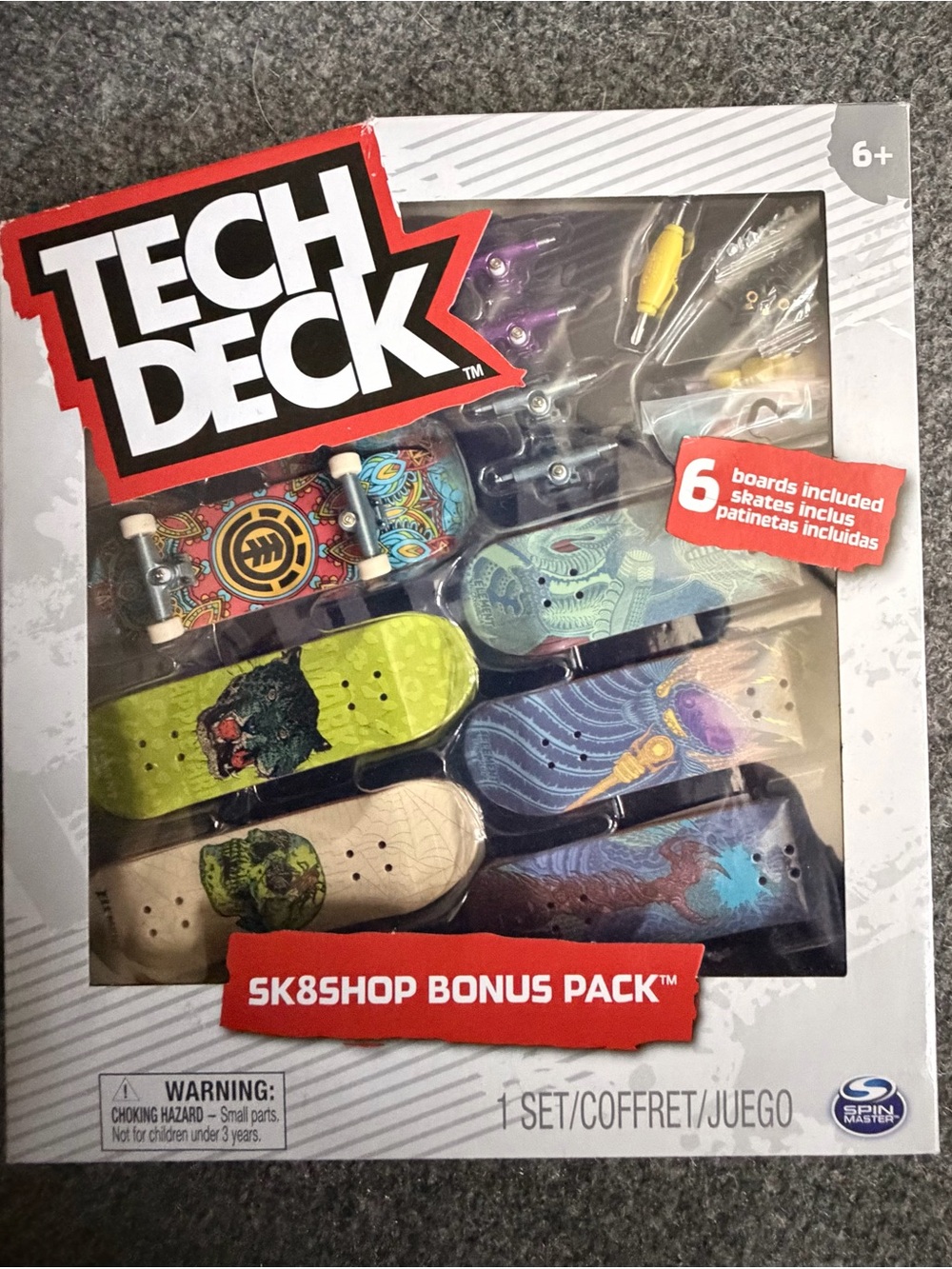 Tech Deck, Toy Machine Sk8shop Fingerboard Bonus Pack